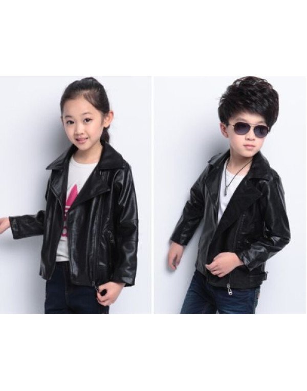 Hugme.Fashion Black Party Winter Leather Jacket Fo...